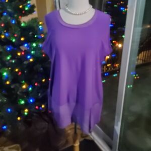 Papa Vancouver Purple Sleeveless Top